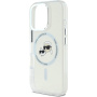 Karl Lagerfeld IML K&CH Heads Metal Frame Cover с MagSafe за iPhone 16 Pro - Clear