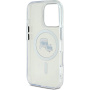 Karl Lagerfeld IML K&CH Heads Metal Frame Cover с MagSafe за iPhone 16 Pro - Clear