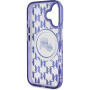 Karl Lagerfeld IML Monogram K&CH Heads Cover с MagSafe за iPhone 16 - Лилав