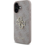 Guess 4G Metal Logo cover за iPhone 16 Plus - розов