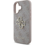 Guess 4G Metal Logo cover за iPhone 16 Plus - розов