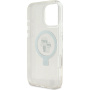 Karl Lagerfeld Ringstand Karl and Choupette Flip Cover и MagSafe за iPhone 16 Pro Max - Clear