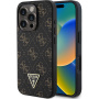 Guess 4G Triangle Metal Logo Cover за iPhone 16 Pro - черен