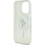 Karl Lagerfeld IML Glitter Karl and Choupette Glitter Cover с MagSafe за iPhone 16 Pro - сребрист