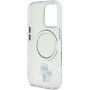 Karl Lagerfeld Капак IML Karl and Choupette с MagSafe за iPhone 16 Pro - прозрачен