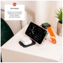 FIXED MagFlex Alu 3в1 безжично зарядно устройство с изскачаща стойка за iPhone / Apple Watch / AirPods - 15W - черно