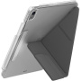 UNIQ Camden Click калъф с оригами стойка и място за Apple Pencil за iPad Air 13" (2024-2026) - сиво