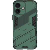 Издръжлив защитен капак със стойка за iPhone 16 - зелен
