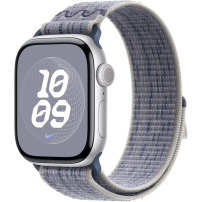 Оригинален Apple Спортна каишка Nike за Apple Часовник 42mm / 41mm / 40mm / 38mm - сиво син