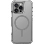 UNIQ Капак Combat MagClick с цветна рамка и MagSafe за iPhone 16 Pro - сив