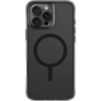 UNIQ LifePro Xtreme MagClick матов прозрачен калъф с MagSafe за iPhone 16 Pro Max - опушен