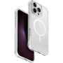 UNIQ LifePro Xtreme MagClick Glitter Case с MagSafe за iPhone 16 Pro Max - сребрист