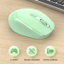 Ергономична Bluetooth безжична мишка - синя