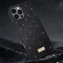 SULADA елегантен глиттер калъф за iPhone 16 Pro Max - черен