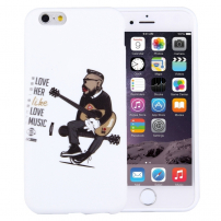 Пластмасов защитен кейс / калъф за Apple iPhone 6S / 6 - китарист