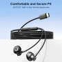 Слушалки JOYROOM JR-EC07 с USB-C конектор - черни