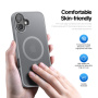 DUX DUCIS Yind Matte Cover with MagSafe за iPhone 16 - Сив