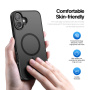 DUX DUCIS Yind Matte Cover с MagSafe за iPhone 16 Plus - черен