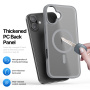 DUX DUCIS Yind Matte Cover with MagSafe за iPhone 16 Plus - Сив