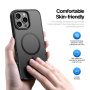DUX DUCIS Yind Matte Cover с MagSafe за iPhone 16 Pro Max - черен