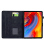 Калъф Flower Pattern Card Slot Case за iPad 10.2" (2019-2021) / Air 3 (2019) / Pro 10.5" - черен