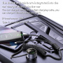 Комплект за кола Yesido Y58 със USB-C / USB-A портове и Lightning и USB-C кабел - 60W - 1,2 m - черен