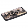 Пластмасов кейс с мотива на 3D пушката Steyr AUG A1 за Apple iPhone 6S / 6 - сив