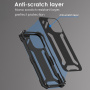 R-JUST супер издръжлив метален "Armor" капак за iPhone 16 Pro - черен