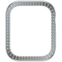 PanzerGlass SAFE калъф, инкрустиран с камъни, за Apple Watch 42mm (Series 10 / 11) - сребрист