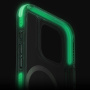 UNIQ Combat Luminous MagClick Case със светеща в тъмното рамка и MagSafe за iPhone 16 Pro Max - прозрачен
