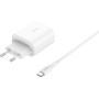 BELKIN Boost Charge 3 в 1 сгъваема магнитна безжична стойка за iPhone / Apple Watch / AirPods - 15W - бяла