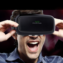Виртуални очила VR SHINECON 3D за Apple iPhone - черни
