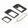 Комбинирана резачка на SIM карти - от стандартни и Micro SIM на Nano или Micro SIM формат + преход от Nano SIM на Micro SIM и стандартни SIM