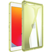 Гланцов прозрачен капак за iPad 10.2" (2019-2021) - жълт