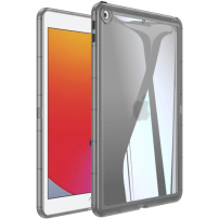 Гланцов прозрачен капак за iPad 10.2" (2019-2021) - сив