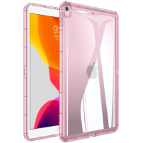 Гланцов прозрачен капак за iPad Air 3 (2019) / Pro 10.5" - розов