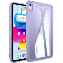 Гланцов прозрачен капак за iPad 10.9" (2022) / 11" (2025) - лилав