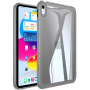 Гланцов прозрачен капак за iPad 10.9" (2022) / 11" (2025) - сив