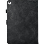 Калъф Flower Pattern Card Slot Case за iPad 10.2" (2019-2021) / Air 3 (2019) / Pro 10.5" - черен