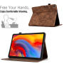 Калъф със слот за карта и цветна тема за iPad 10.2" (2019-2021) / Air 3 (2019) / Pro 10.5" - кафяв