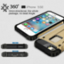 Изключително устойчив "Armor" кейс за iPhone 5 / 5S / SE (2016) - златен