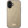 SULADA елегантен калъф с блясък за iPhone 16 Plus - златен