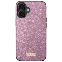 SULADA елегантен калъф с блясък за iPhone 16 Plus - розов