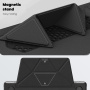 Кожен калъф със стойка за MacBook Pro 13" (A2251 / A2289 / A2338) - черен