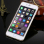 Защитен заден кейс с камъчета приличащи на диаманти за iPhone 6 / 6S - златен