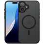 DUX DUCIS Yind Matte Cover с MagSafe за iPhone 16 Plus - черен