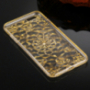 Защитен заден кейс с камъчета приличащи на диаманти за iPhone 6 / 6S - златен