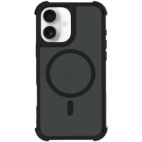 Кейс с подсилени ъгли и MagSafe за iPhone 16 - черен