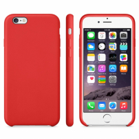 Противоплъзгащ матов калъф за Apple iPhone 6 / 6S - червен