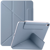 Магнитен калъф с оригами стойка за iPad Air 4 (2020) / Air 5 (2022) / Air 11" (2024-2026) / Pro 11" (2018) - синьо-сив